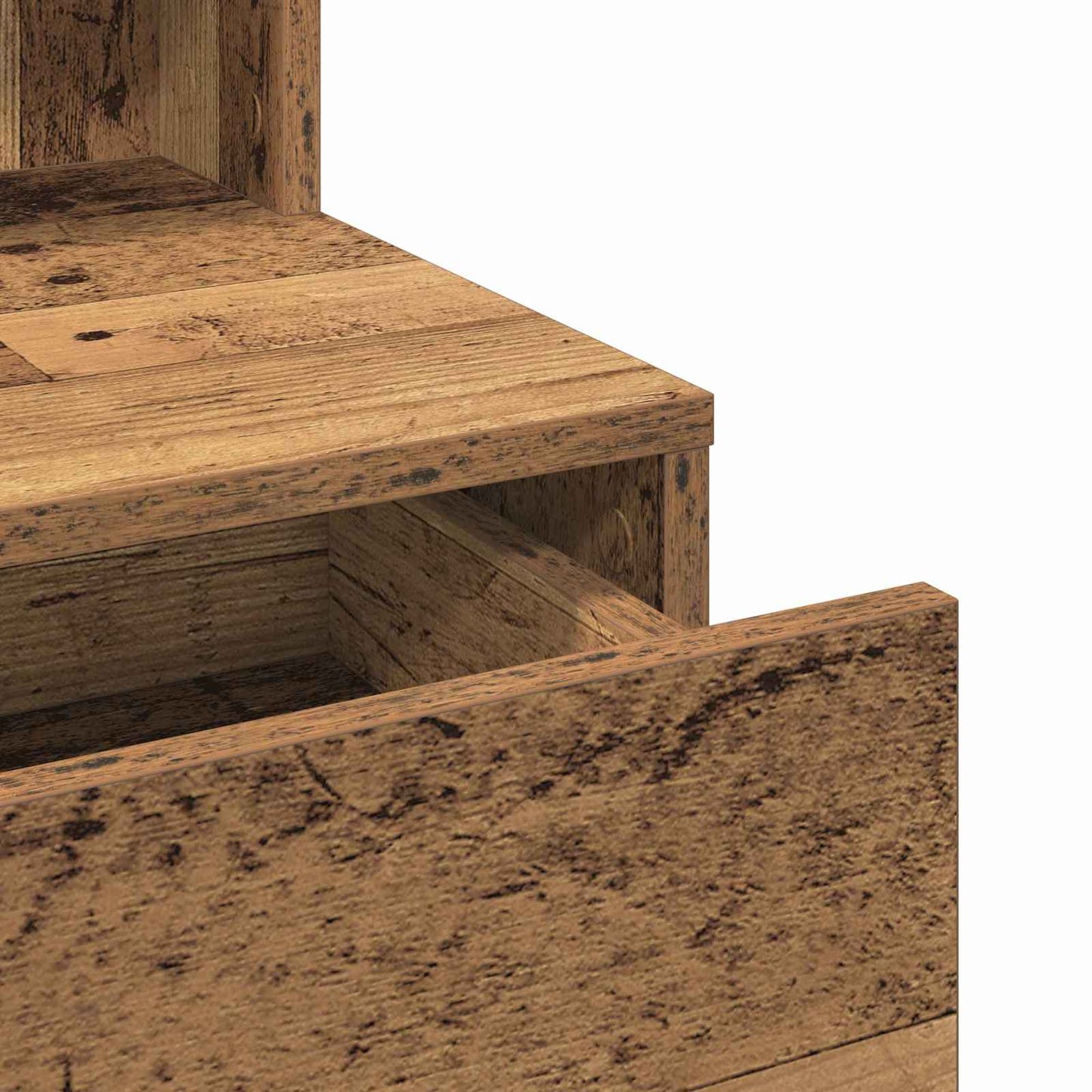 Schminktisch Altholz 80 x 41 x 144,5 cm Holzwerkstoff
