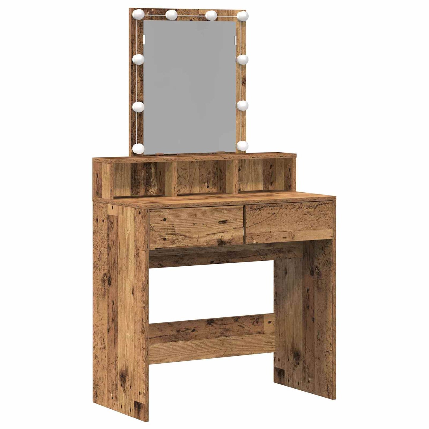 Schminktisch Altholz 80 x 41 x 144,5 cm Holzwerkstoff