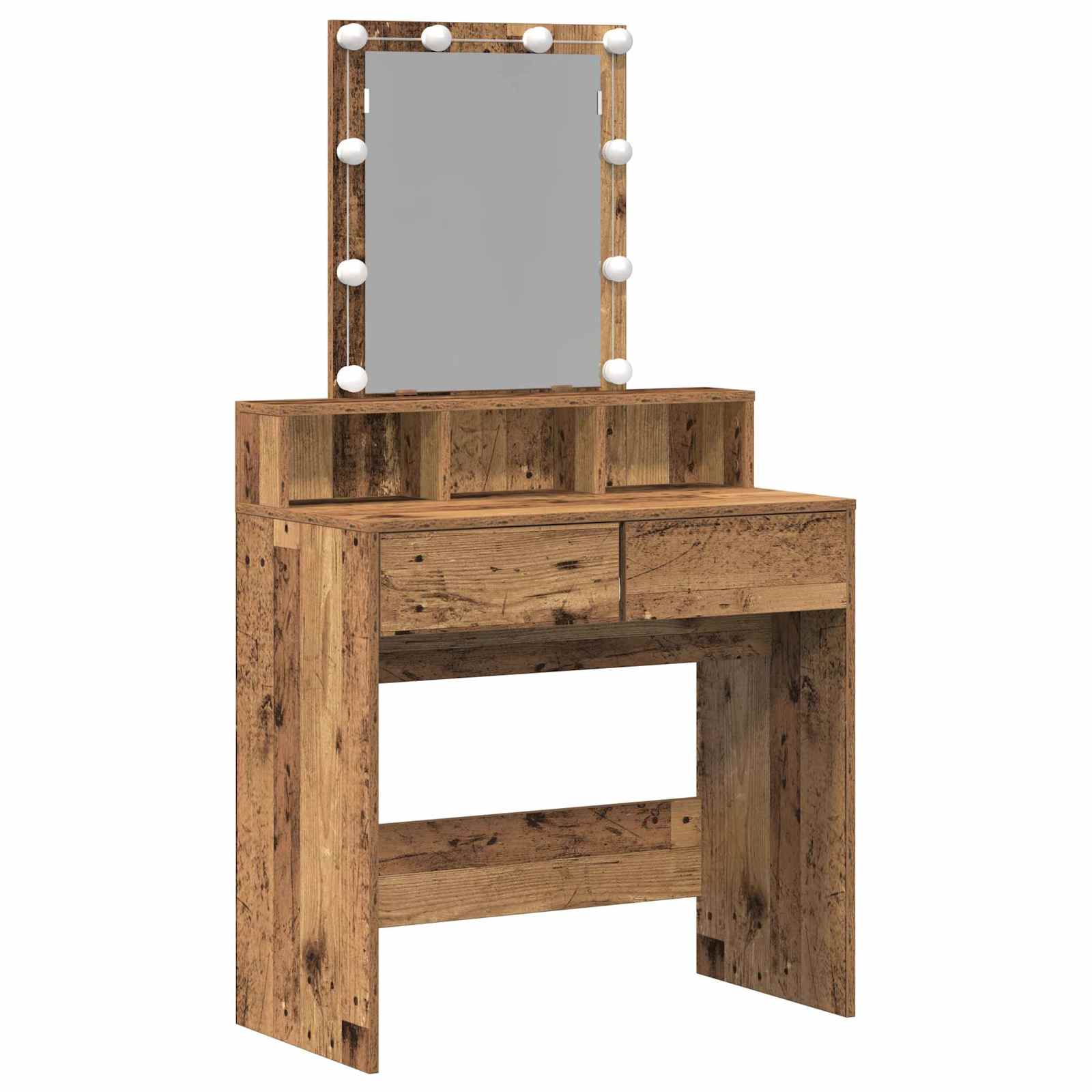 Schminktisch Altholz 80 x 41 x 144,5 cm Holzwerkstoff
