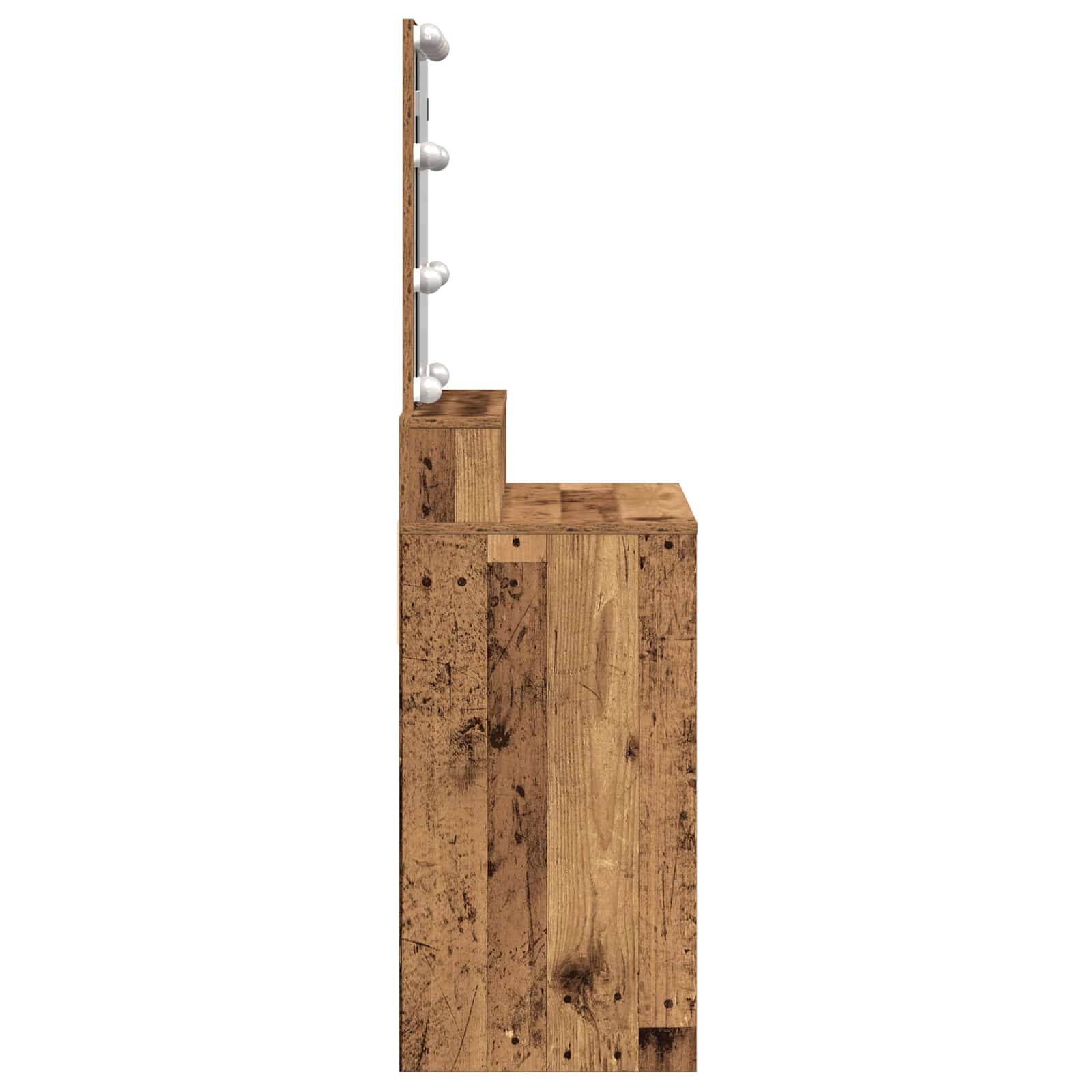 Schminktisch Altholz 80 x 41 x 144,5 cm Holzwerkstoff