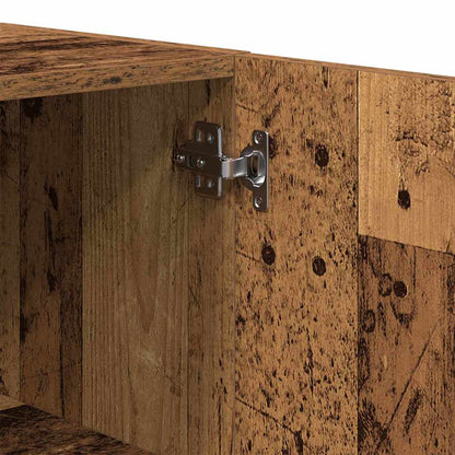 Wandschrank 60 x 31,5 x 60 cm Holzwerkstoff Altholz