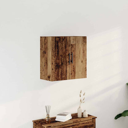 Wandschrank 60 x 31,5 x 60 cm Holzwerkstoff Altholz
