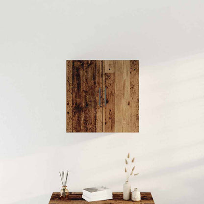 Wandschrank 60 x 31,5 x 60 cm Holzwerkstoff Altholz