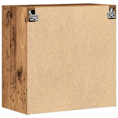 Wandschrank 60 x 31,5 x 60 cm Holzwerkstoff Altholz