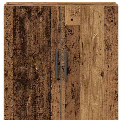 Wandschrank 60 x 31,5 x 60 cm Holzwerkstoff Altholz