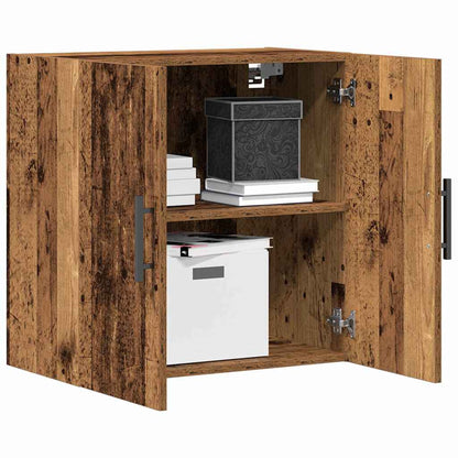 Wandschrank 60 x 31,5 x 60 cm Holzwerkstoff Altholz