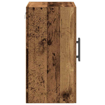 Wandschrank 60 x 31,5 x 60 cm Holzwerkstoff Altholz