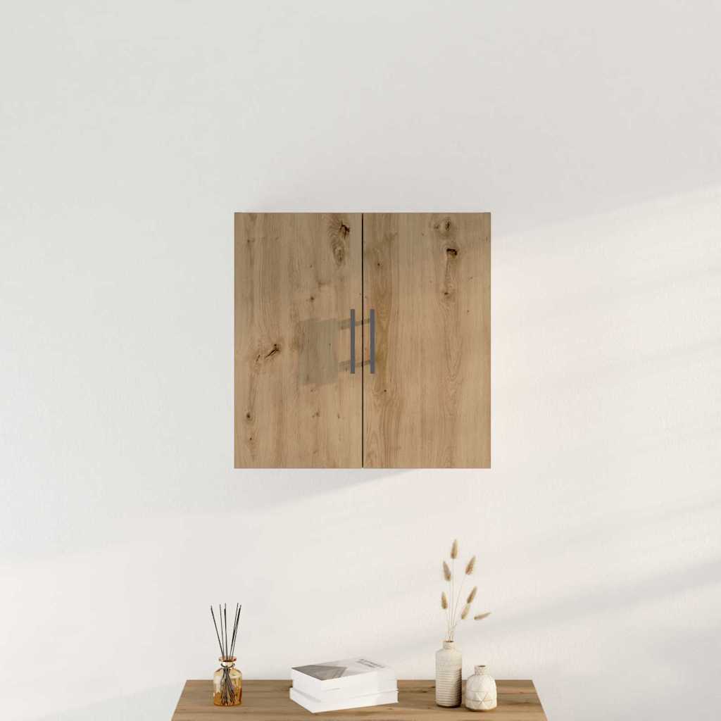 Wandschrank 60 x 31,5 x 60 cm Holzwerkstoff Artisan-Eiche