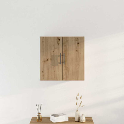Wandschrank 60 x 31,5 x 60 cm Holzwerkstoff Artisan-Eiche