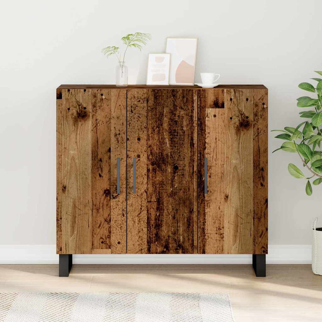 Sideboard Altholz 90 x 34 x 80 cm Holzwerkstoff