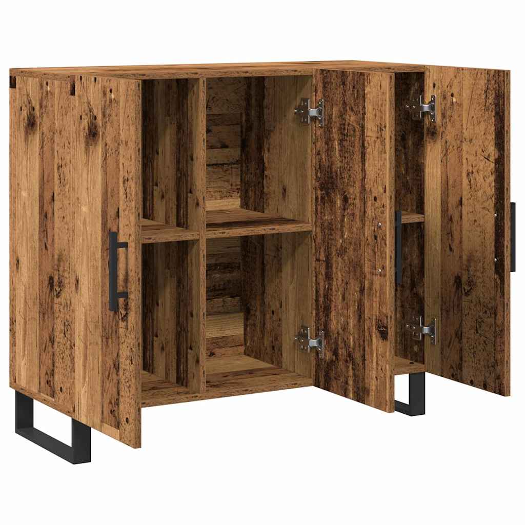 Sideboard Altholz 90 x 34 x 80 cm Holzwerkstoff