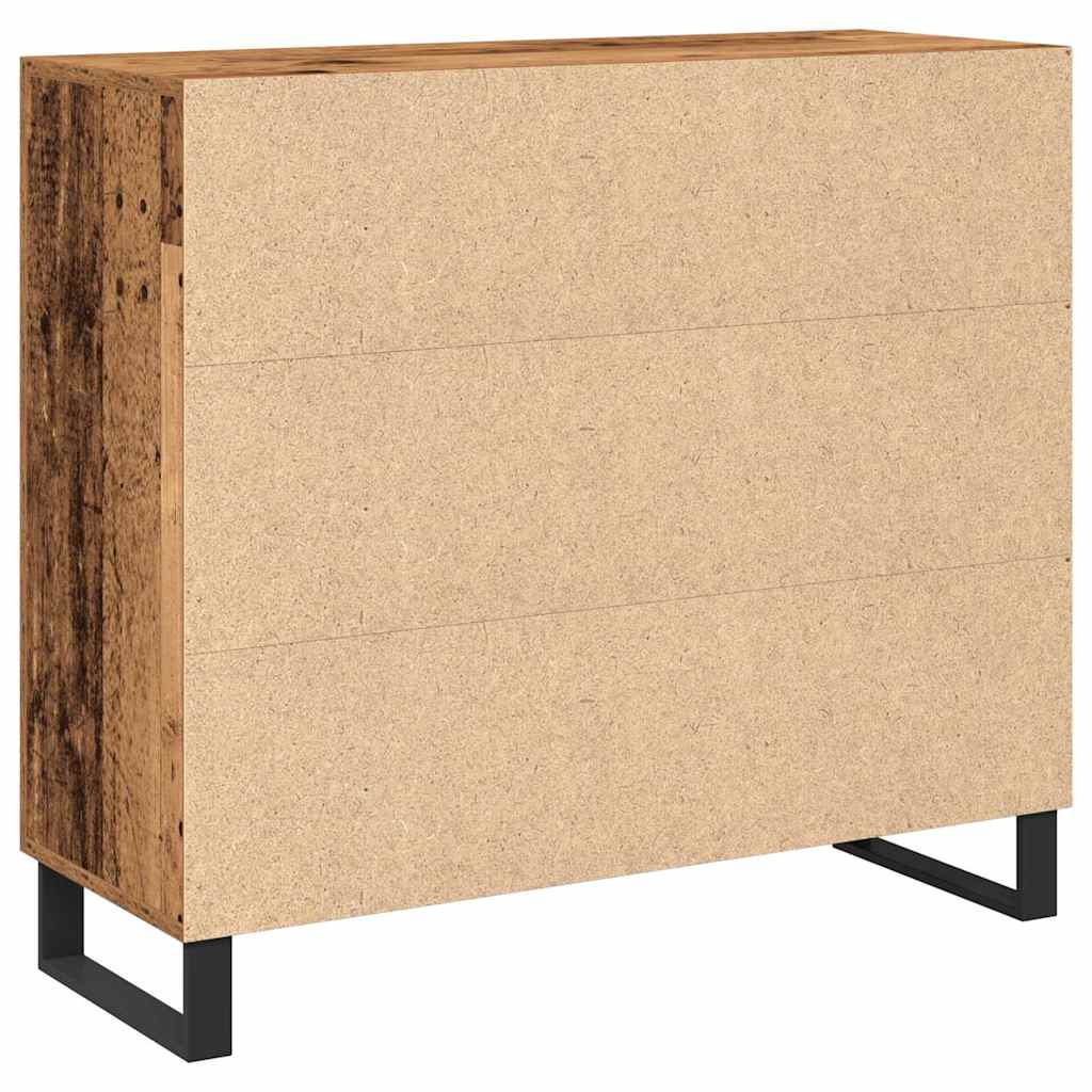 Sideboard Altholz 90 x 34 x 80 cm Holzwerkstoff