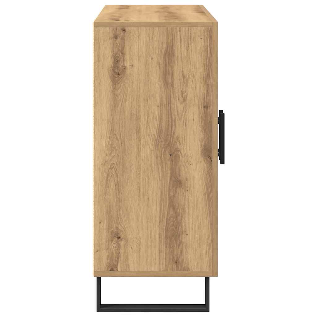 Sideboard Artisan-Eiche 90 x 34 x 80 cm Holzwerkstoff