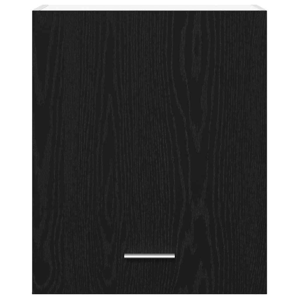 Hängeschrank Schwarz Eichen-Optik 50 x 31 x 60 cm Holzwerkstoff