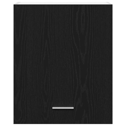 Hängeschrank Schwarz Eichen-Optik 50 x 31 x 60 cm Holzwerkstoff