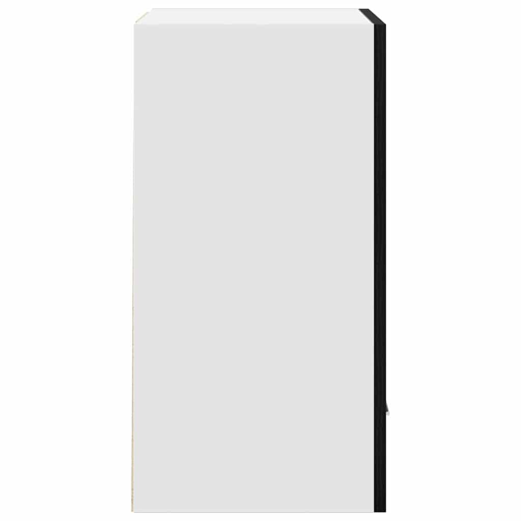 Hängeschrank Schwarz Eichen-Optik 50 x 31 x 60 cm Holzwerkstoff