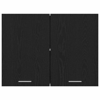 Hängeschrank Lyon Schwarz Eichen-Optik 80 x 31 x 60 cm