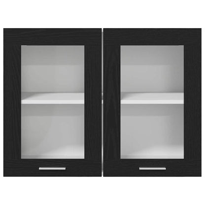 Hängeschrank Lyon Schwarz Eichen-Optik 80 x 31 x 60 cm