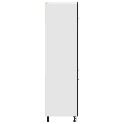 Hängeschrank Lyon Schwarz Eichen-Optik 60 x 31 x 207 cm