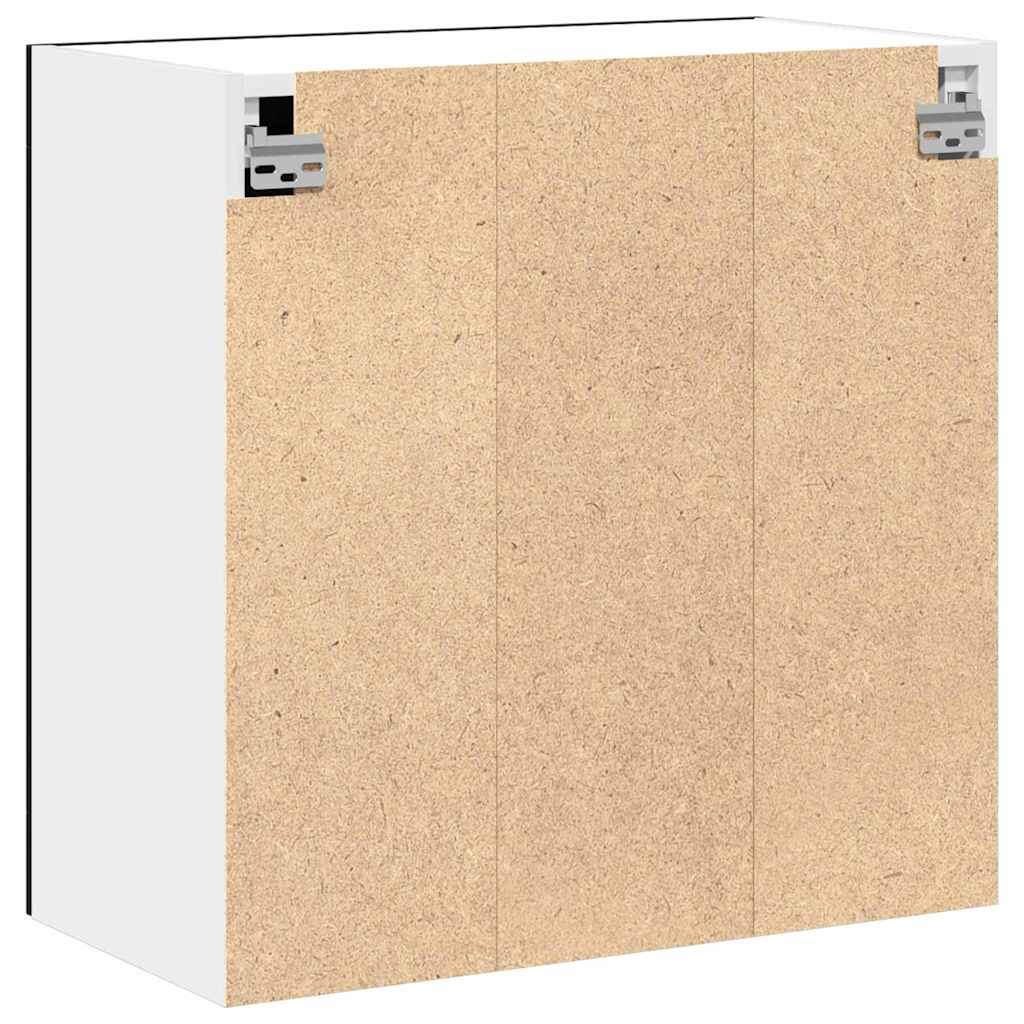 Hängeschrank Schwarz Eichen-Optik 60 x 31 x 60 cm Holzwerkstoff
