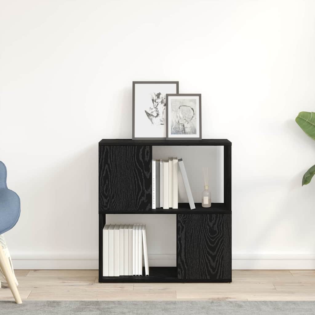 TV-Schrankset 60 x 24 x 63 cm Schwarz Holzwerkstoff