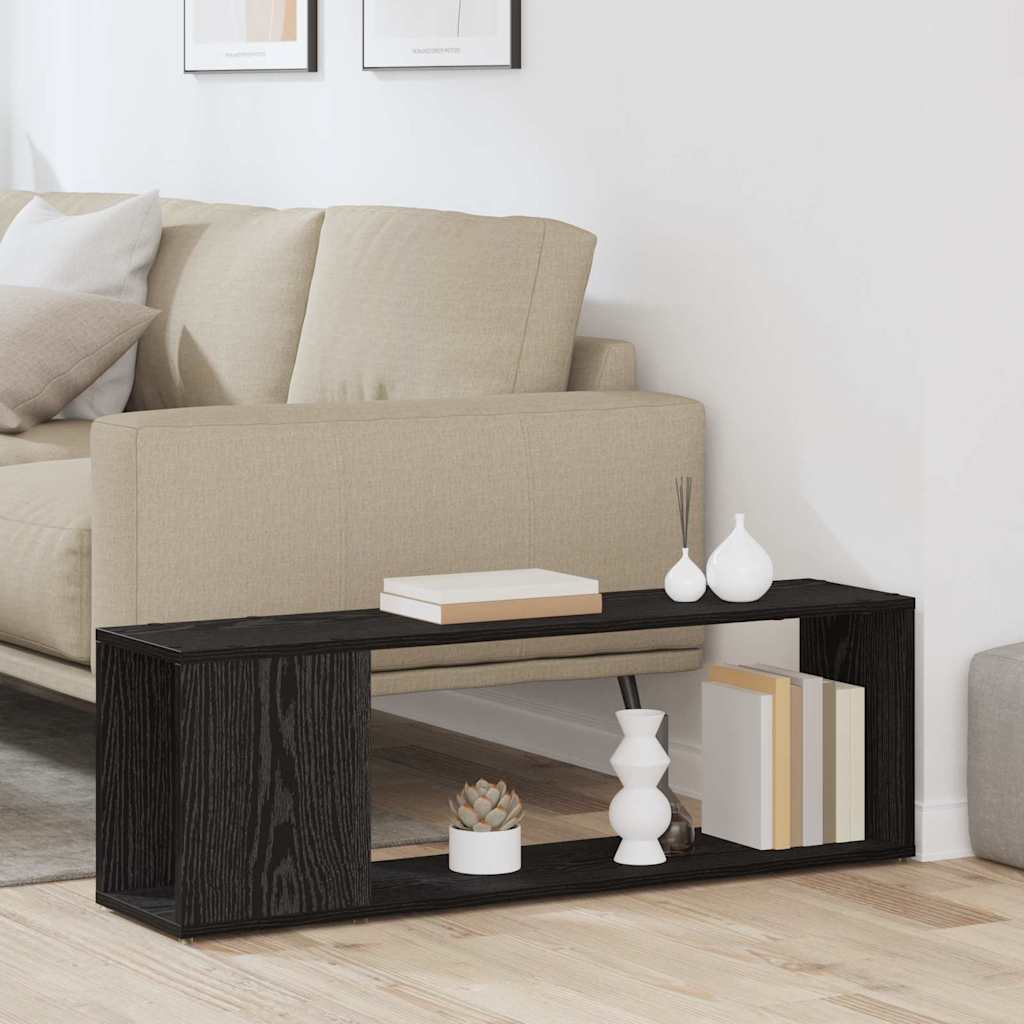 TV-Schrankset 100 x 24 x 63 cm Schwarz Holzwerkstoff