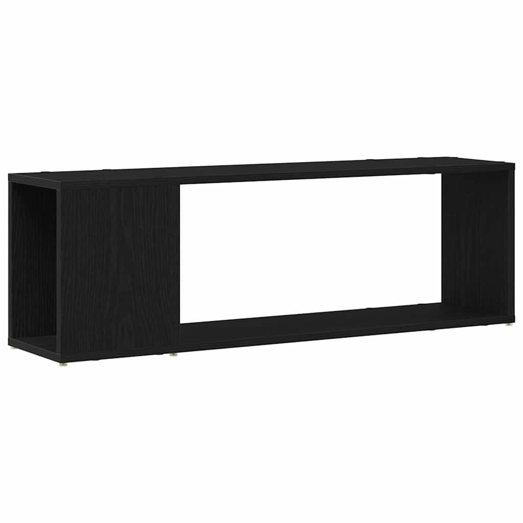 TV-Schrankset 100 x 24 x 63 cm Schwarz Holzwerkstoff