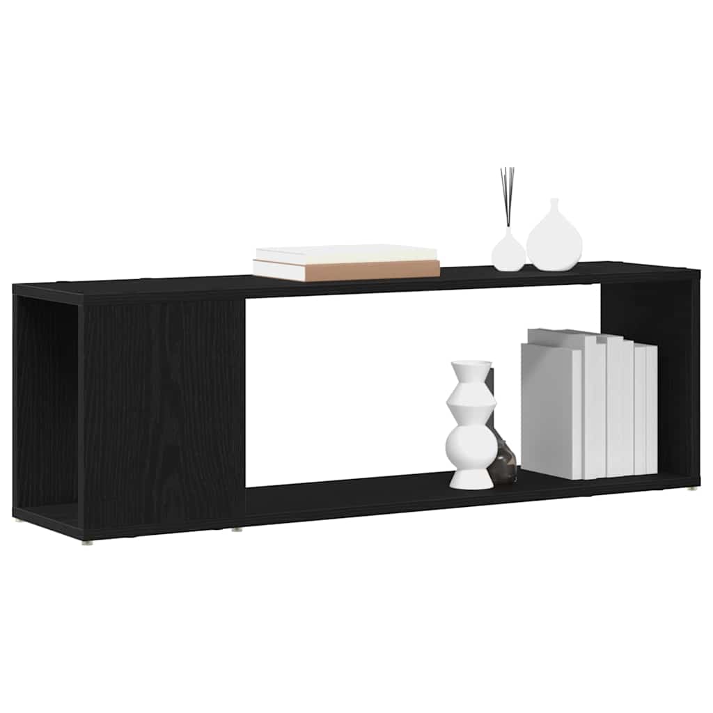 TV-Schrankset 100 x 24 x 63 cm Schwarz Holzwerkstoff