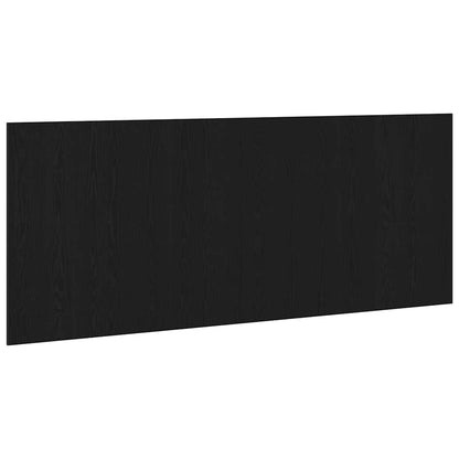 Bettkopfteil Schwarz Eichen-Optik Holzwerkstoff