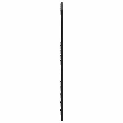 Bettkopfteil Schwarz Eichen-Optik Holzwerkstoff