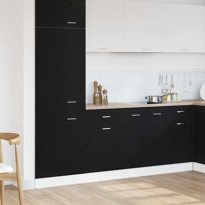 Hängeschrank Schwarz Eichen-Optik 50 x 46 x 81,5 cm