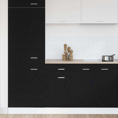 Hängeschrank Schwarz Eichen-Optik 50 x 46 x 81,5 cm