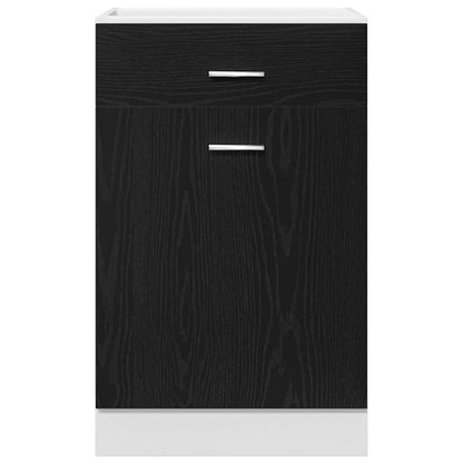Hängeschrank Schwarz Eichen-Optik 50 x 46 x 81,5 cm