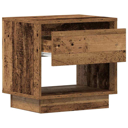 Nachttisch 2 Stk. Altholz 45 x 34 x 44 cm Holzwerkstoff