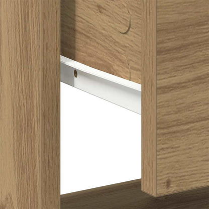 Nachttisch 2 Stk. Artisan-Eiche 45 x 34 x 44 cm Holzwerkstoff