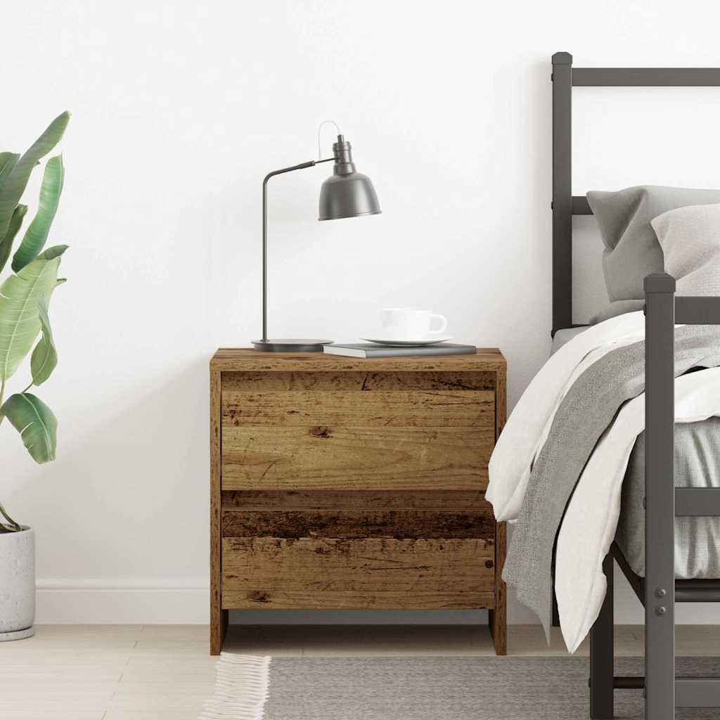 Nachttisch Altholz 45 x 34 x 44,5 cm Holzwerkstoff