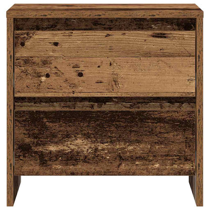 Nachttisch 2 Stk. Altholz 45 x 34 x 44,5 cm Holzwerkstoff