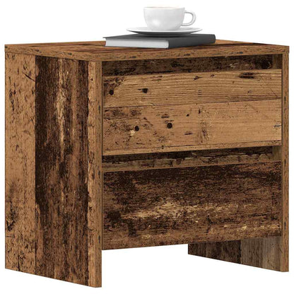 Nachttisch 2 Stk. Altholz 45 x 34 x 44,5 cm Holzwerkstoff