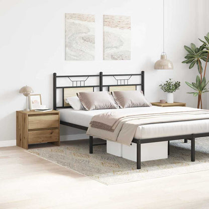 Nachttisch 2 Stk. Artisan-Eiche 45 x 34 x 44,5 cm Holzwerkstoff