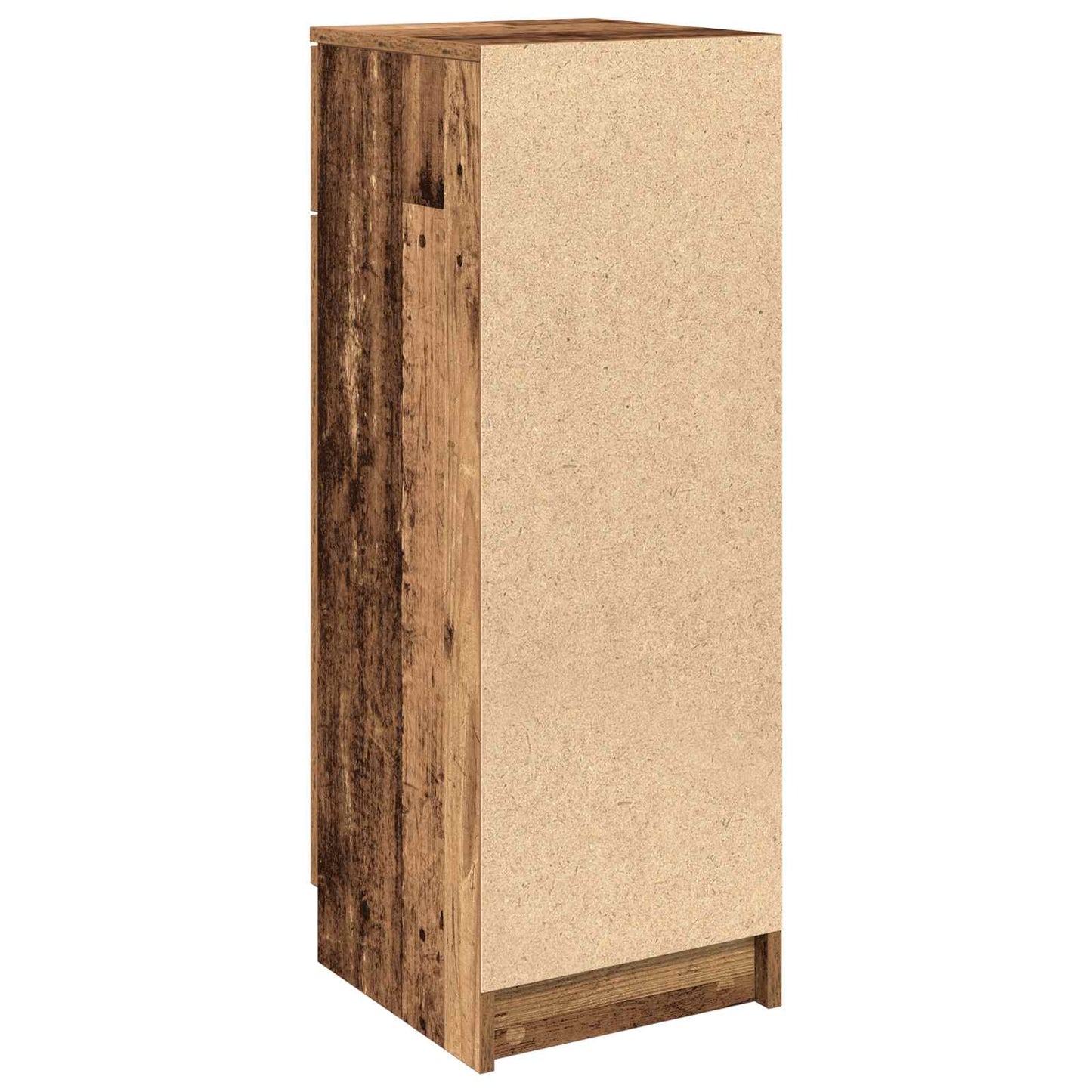 Badezimmerschrank mit Tür Altholz 32 x 34 x 90 cm Holzwerkstoff