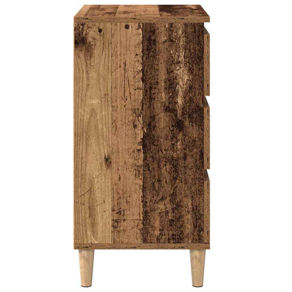 Nachttisch Altholz 40 x 35 x 70 cm Holzwerkstoff