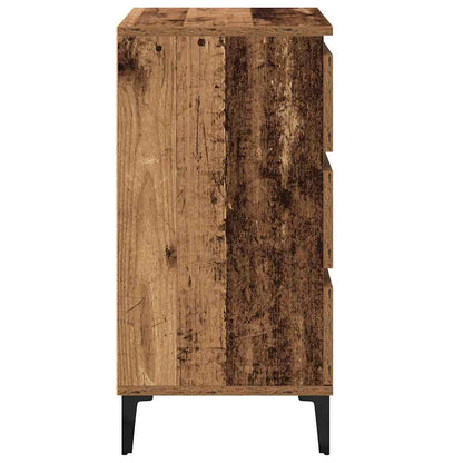 Nachttisch Altholz 45 x 35 x 44 cm Holzwerkstoff