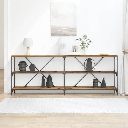 Konsolentisch Altholz 200 x 30 x 75 cm Holzwerkstoff