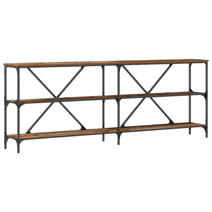 Konsolentisch Altholz 200 x 30 x 75 cm Holzwerkstoff
