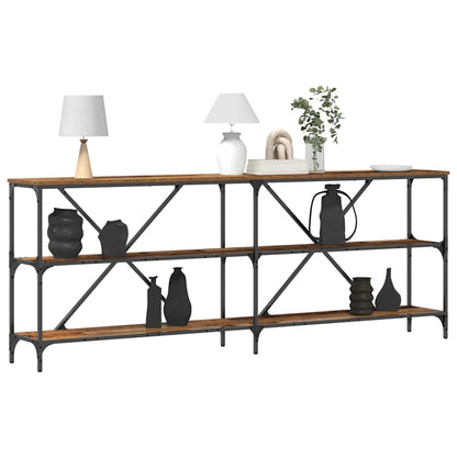 Konsolentisch Altholz 200 x 30 x 75 cm Holzwerkstoff