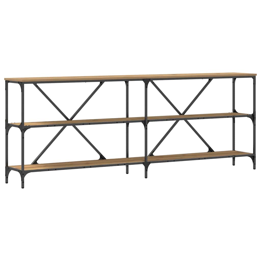 Konsolentisch mit Regal Artisan-Eiche 200 x 30 x 75 cm