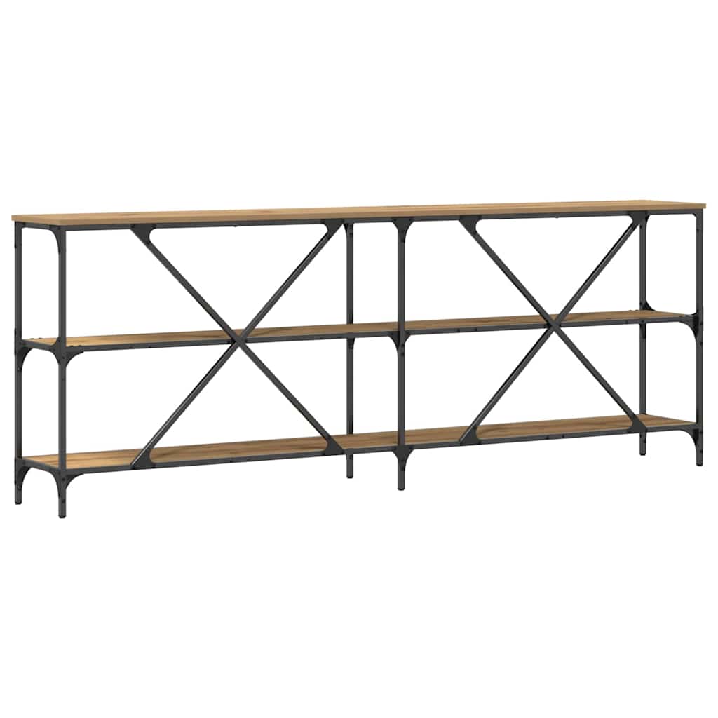 Konsolentisch mit Regal Artisan-Eiche 200 x 30 x 75 cm