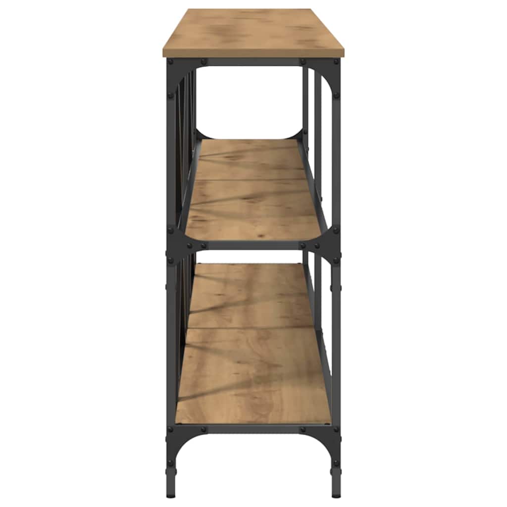 Konsolentisch mit Regal Artisan-Eiche 200 x 30 x 75 cm