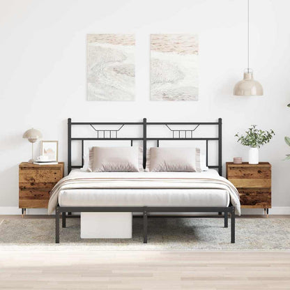 Nachttisch 2 stk. Altholz 40 x 35 x 50 cm Holzwerkstoff