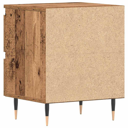 Nachttisch 2 stk. Altholz 40 x 35 x 50 cm Holzwerkstoff